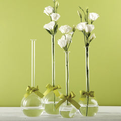 Two's Company Sleek & Chic Glass Bubbles Vases, Set Of 12