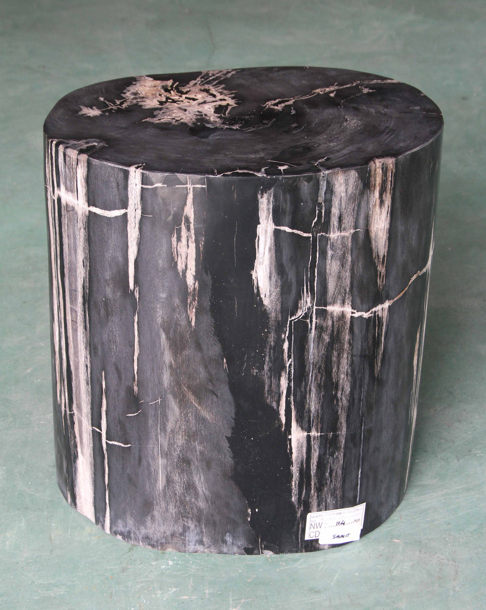 Petrified Wood Log Stool 16"x 12"x 18"H -PFST0742/25-7