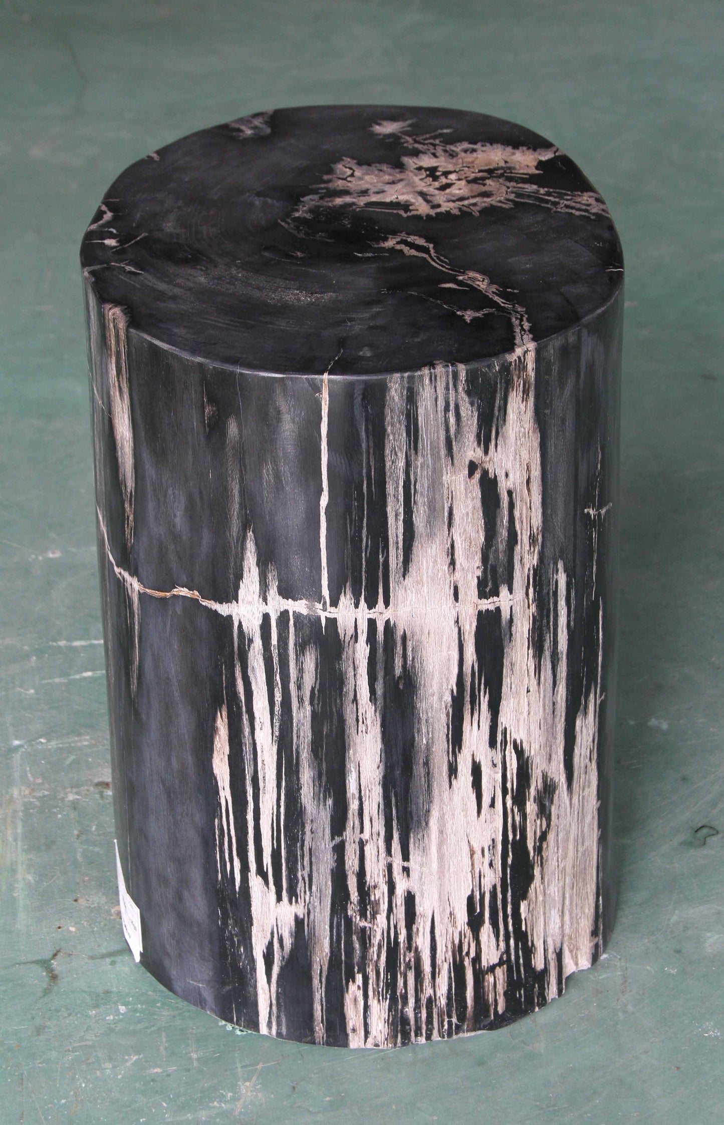 Petrified Wood Log Stool 16"x 12"x 18"H -PFST0742/26-8