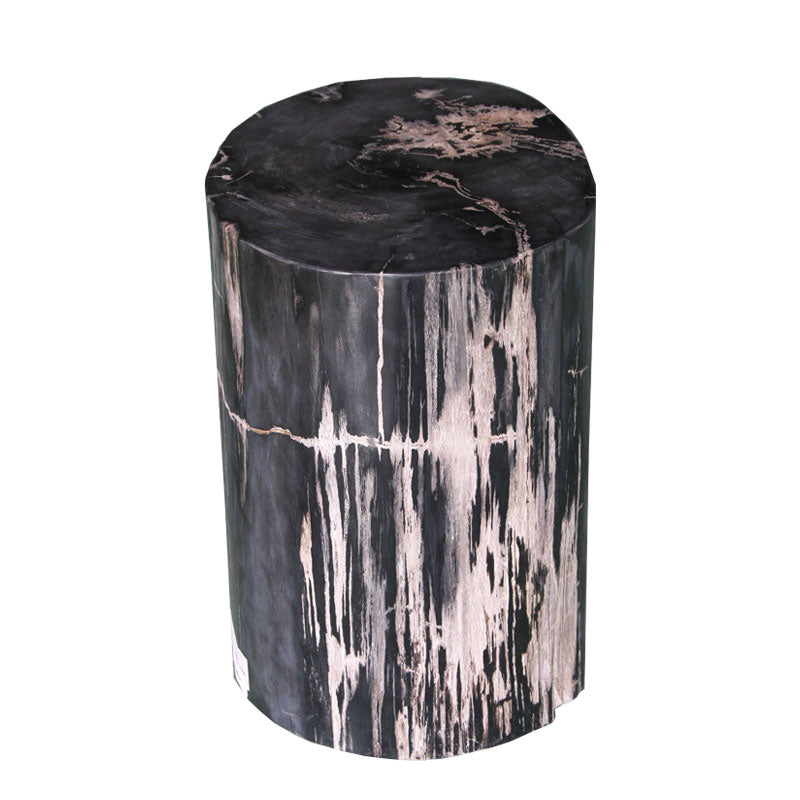 Petrified Wood Log Stool 16"x 12"x 18"H -PFST0742/20-2