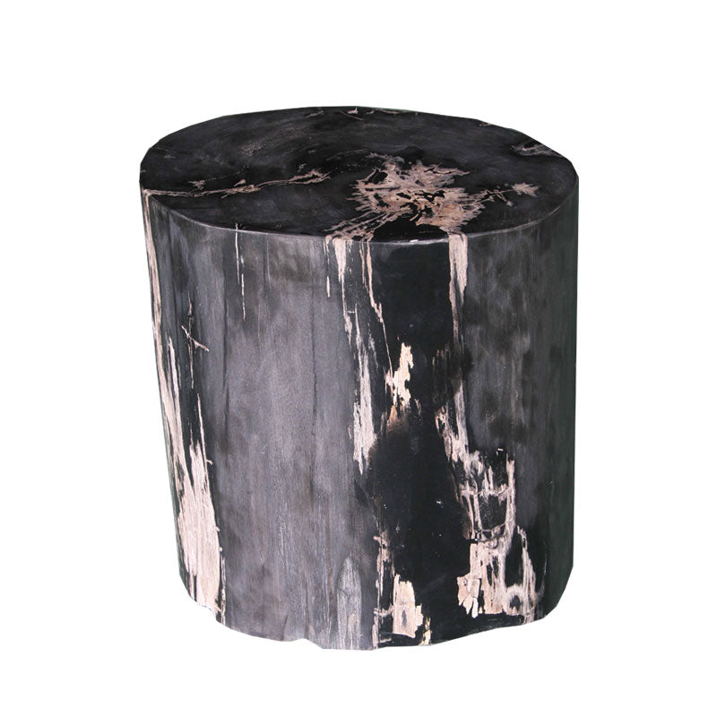 Petrified Wood Log Stool 16"x 12"x 18"H -PFST0742/22-4