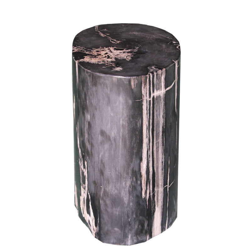 Petrified Wood Log Stool 16"x 12"x 18"H -PFST0742/21-3