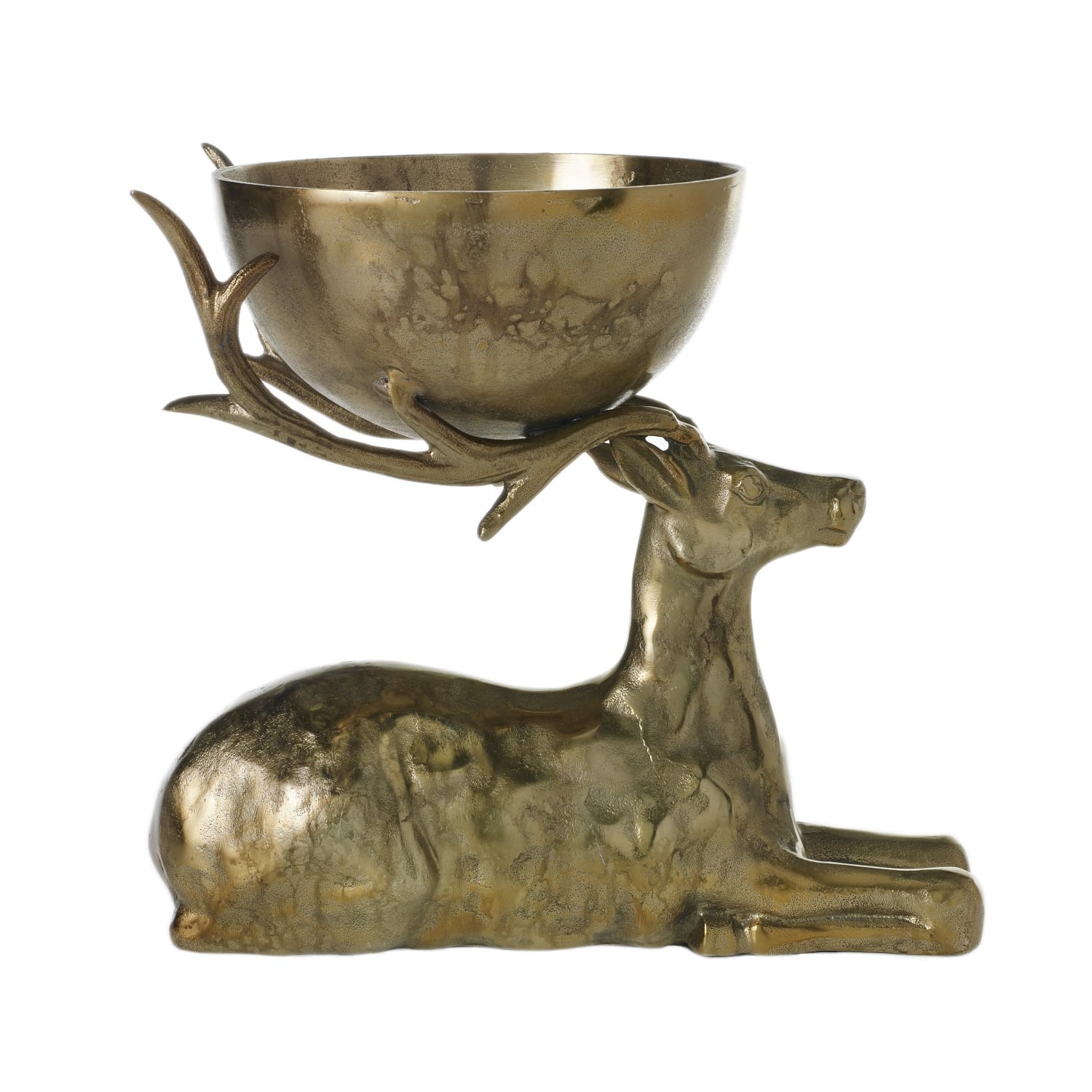 Buck Bowl And Floral Arrangements By Accent Decor | Animals & Pets | Modishstore - 2