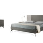 Nova Domus Palermo Italian Modern Faux Concrete & Grey Bed-4