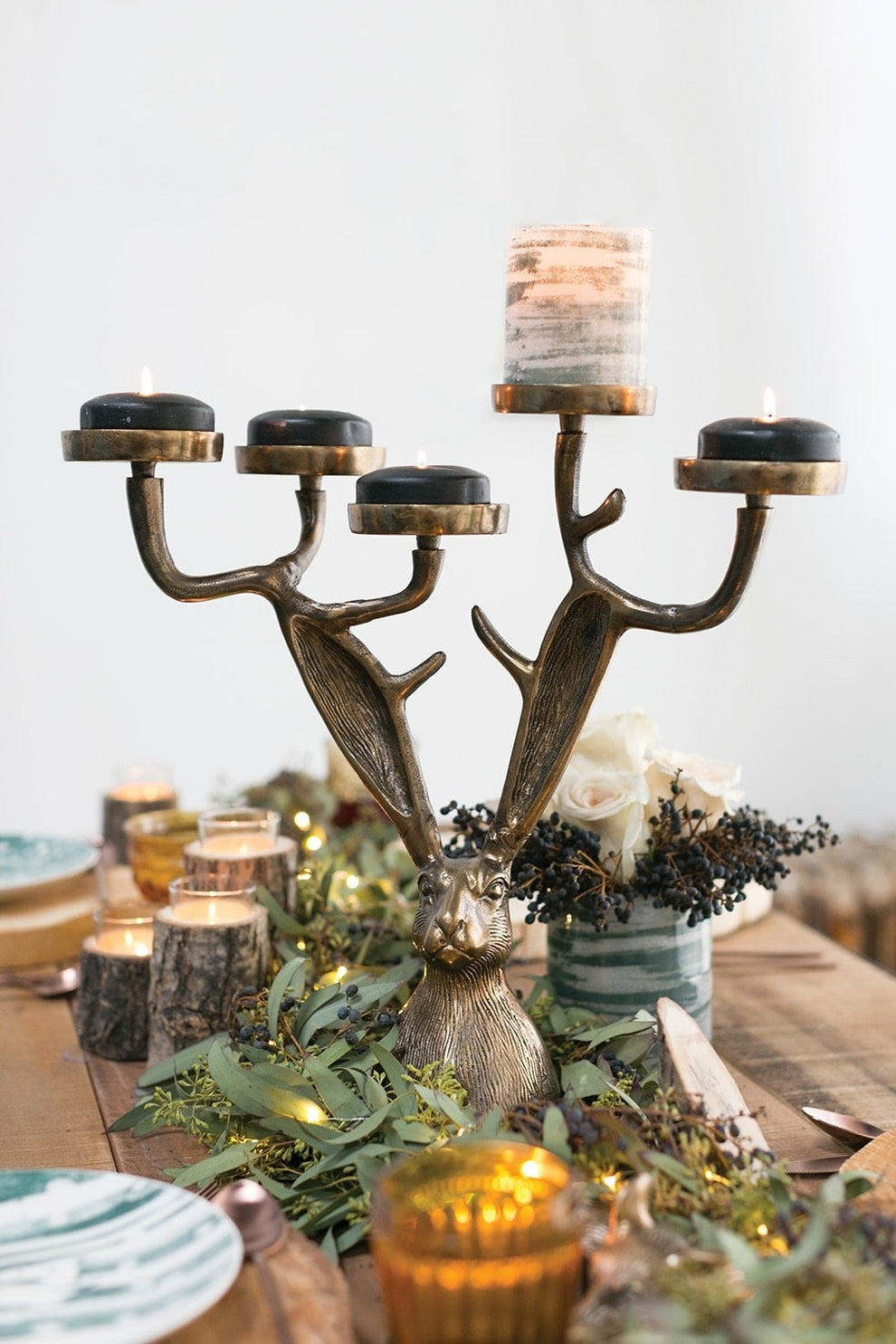 E+E Eric Candleholder By Accent Decor | Candle Holders | Modishstore - 3
