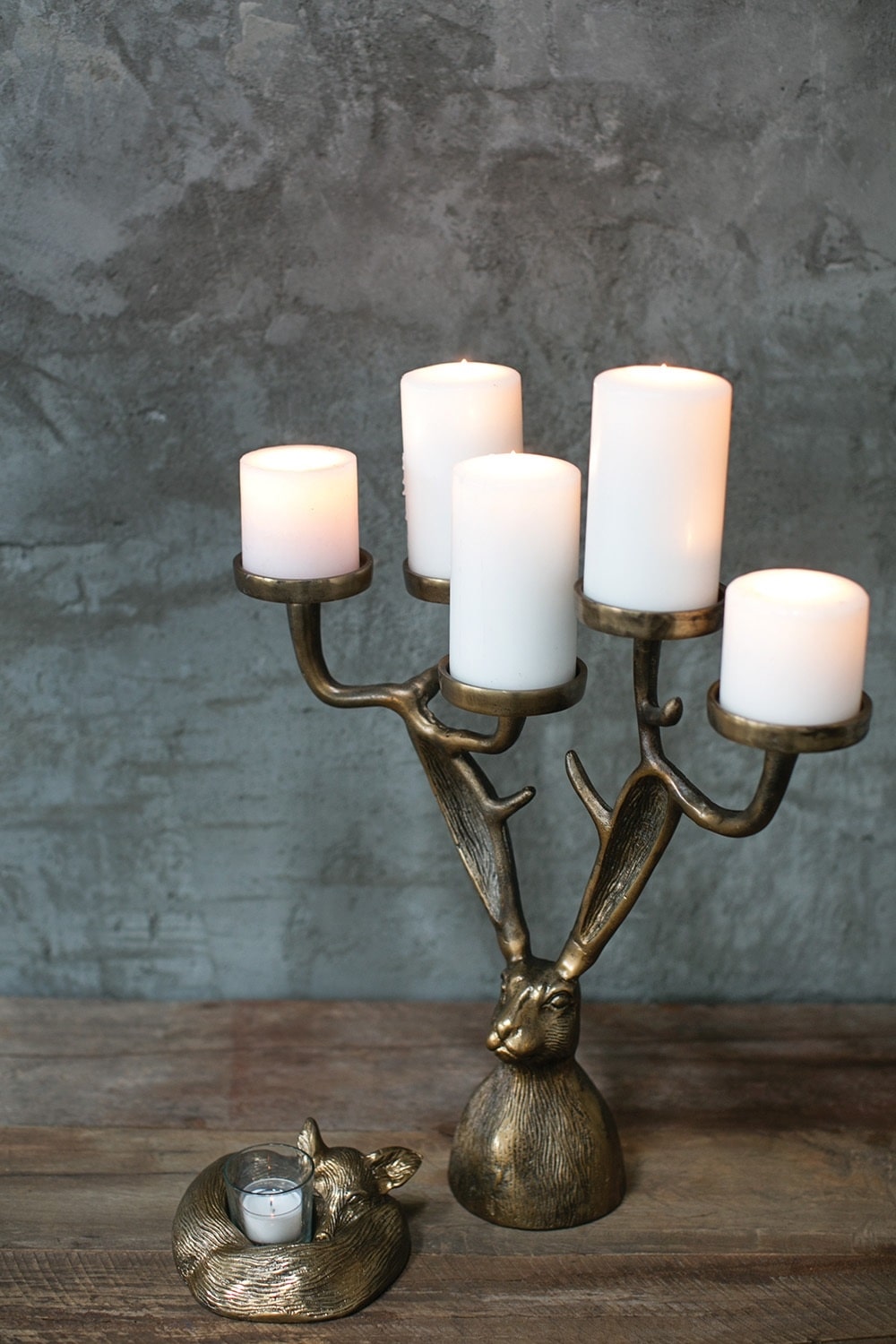 E+E Eric Candleholder Set of 2 By Accent Decor | Candle Holders | Modishstore - 4