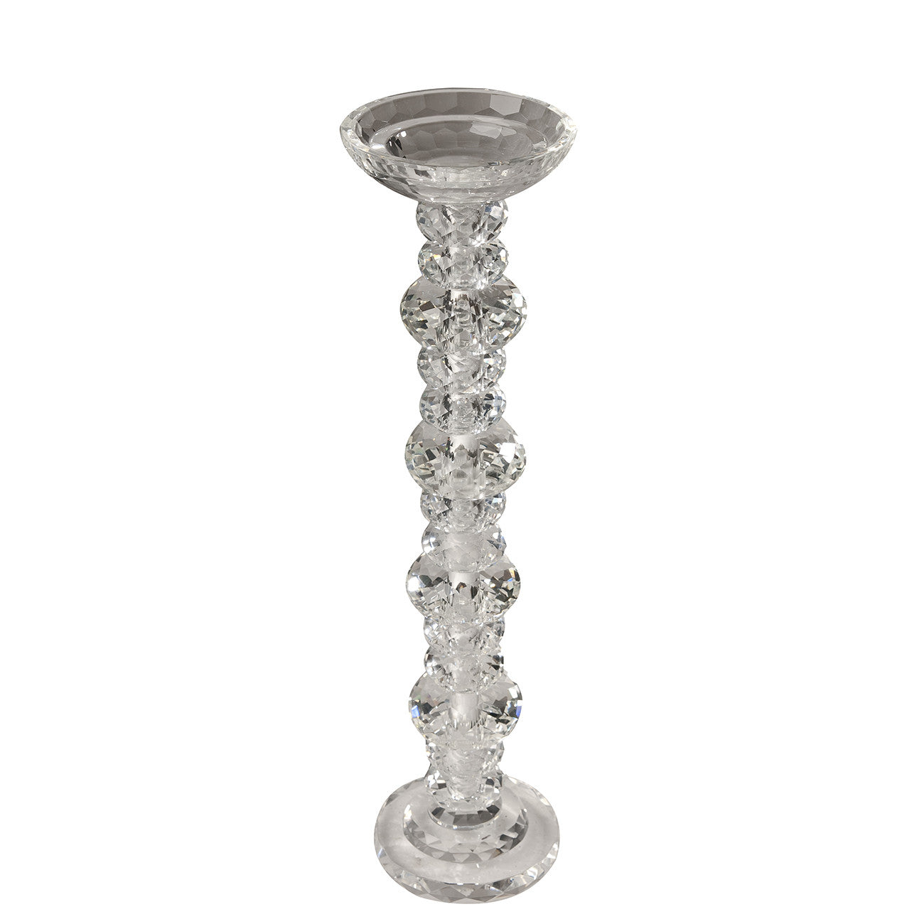 A&B Home Crystal Single Candle Holder - Set Of 2 | Candle Holders | Modishstore - 2