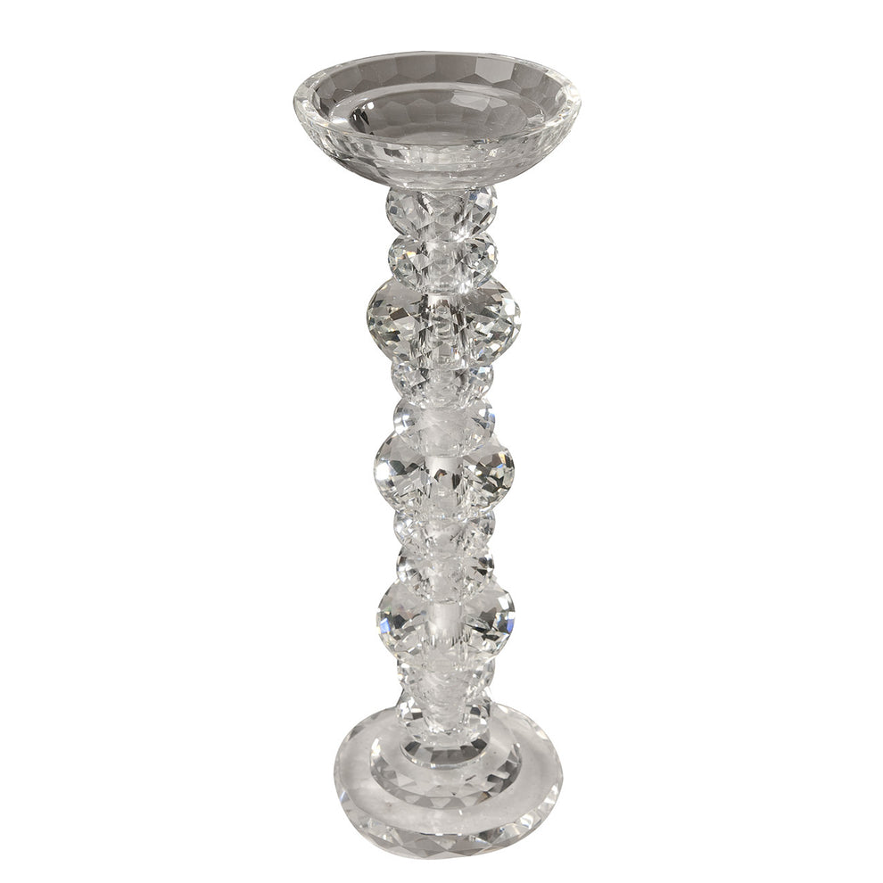 A&B Home Crystal Single Candle Holder - Set Of 2 | Candle Holders | Modishstore