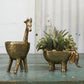 Gia Giraffe Planter Set Of 2 By Accent Decor | Planters, Troughs & Cachepots | Modishstore