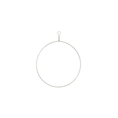 Ring Brass Wreath Set of 10 By Accent Decor | Garland & Wreath | Modishstore - 2