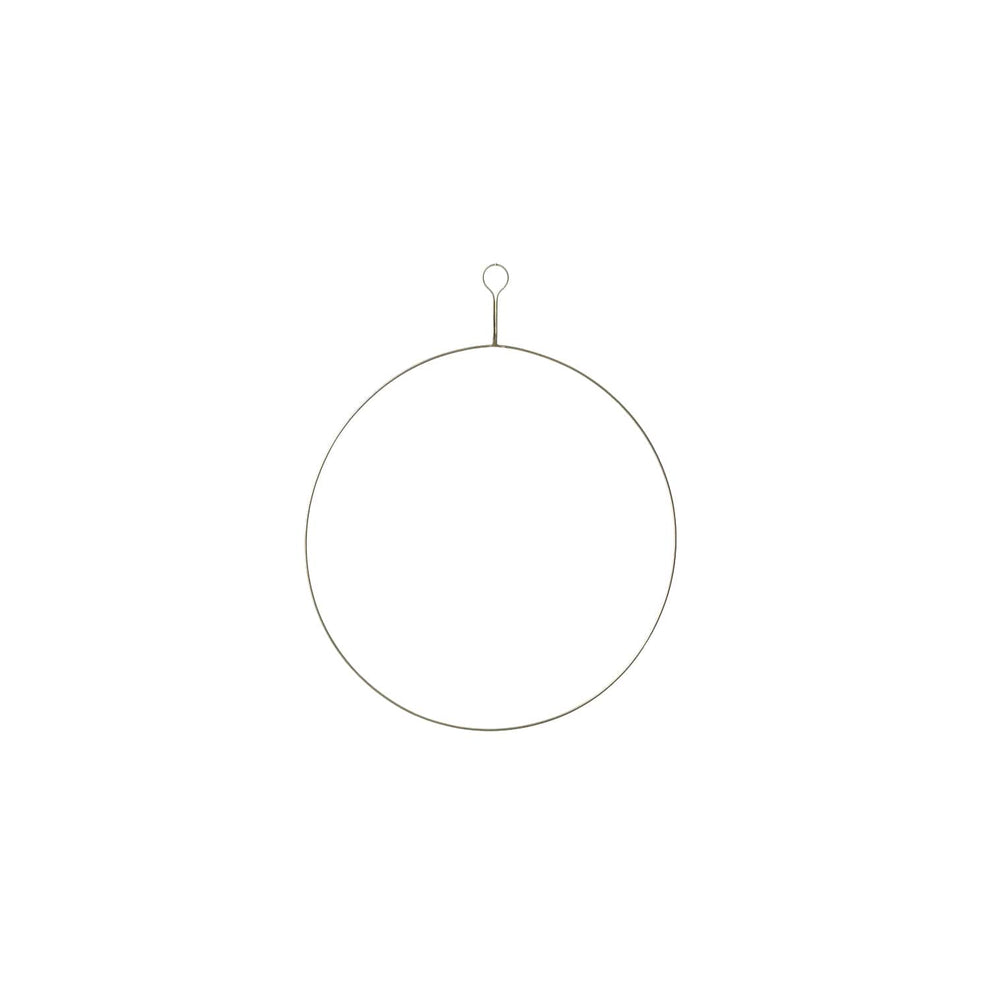 Ring Brass Wreath Set Of 4 By Accent Decor | Garland & Wreath | Modishstore - 2