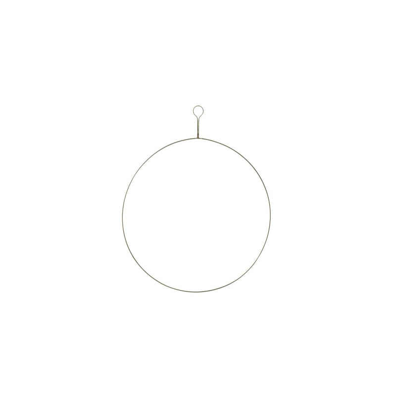 Ring Brass Wreath Set of 10 By Accent Decor | Garland & Wreath | Modishstore - 2