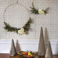 Ring Brass Wreath Set of 10 By Accent Decor | Garland & Wreath | Modishstore