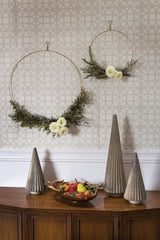 Ring Brass Wreath Set of 10 By Accent Decor