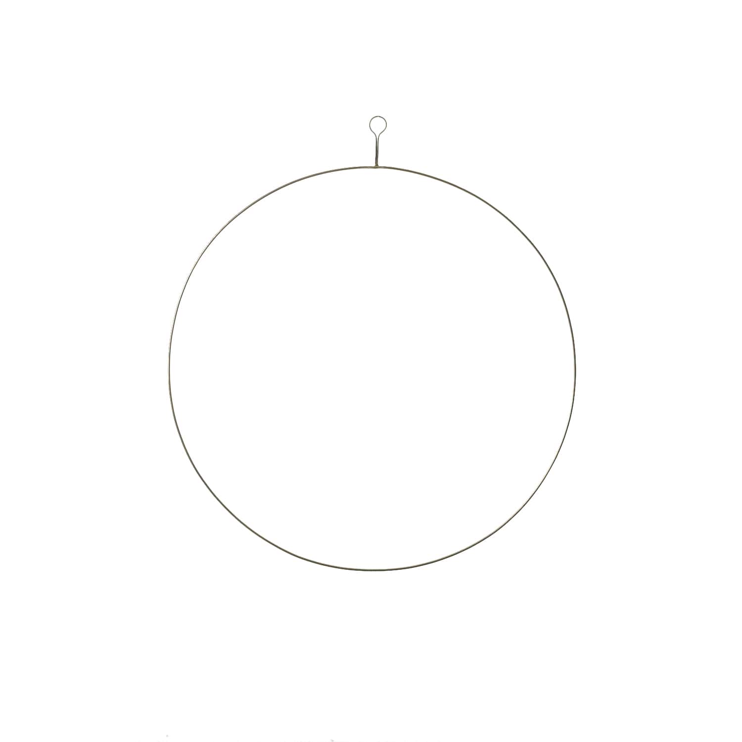 Ring Brass Wreath Set of 10 By Accent Decor | Garland & Wreath | Modishstore - 5