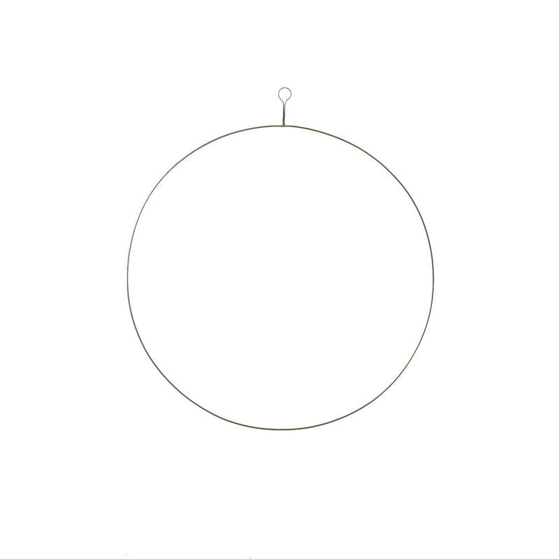 Ring Brass Wreath Set of 10 By Accent Decor | Garland & Wreath | Modishstore - 5