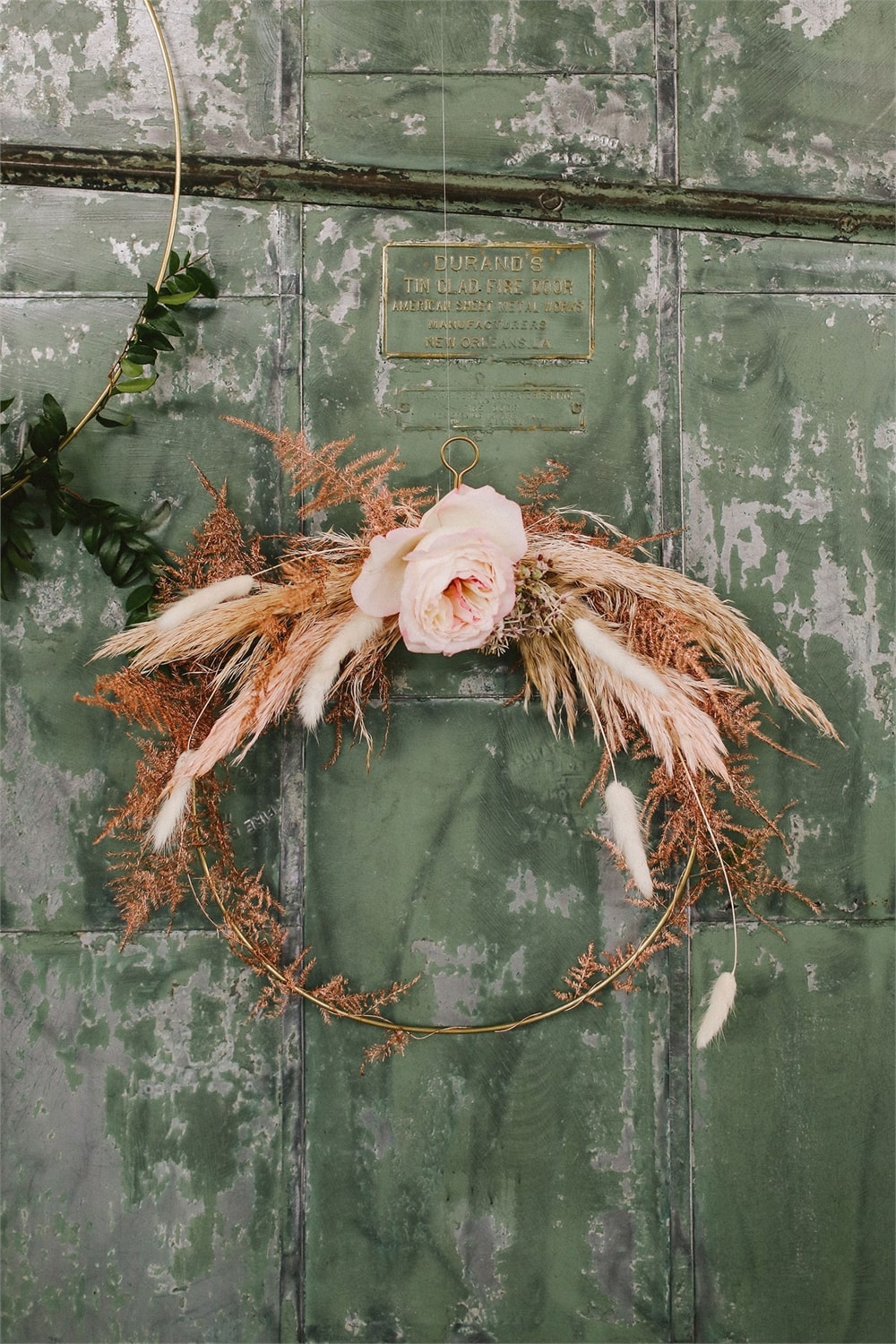 Ring Brass Wreath Set of 10 By Accent Decor | Garland & Wreath | Modishstore - 3