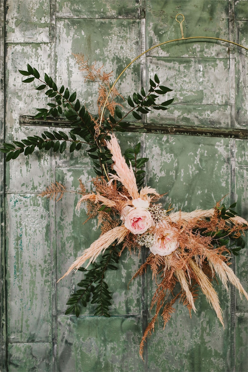 Ring Brass Wreath Set of 10 By Accent Decor | Garland & Wreath | Modishstore - 6