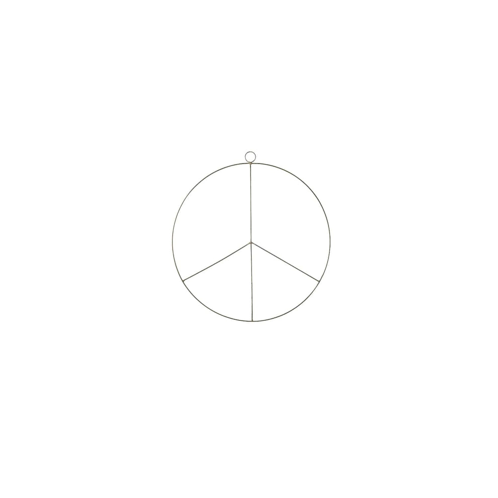 Peace Brass Wreath Set Of 4 by Accent Decor | Garland & Wreath | Modishstore - 1