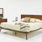 Modrest Carmen Mid-Century Modern Walnut Bed | Modishstore | Beds-4