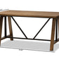 baxton studio nico rustic industrial metal and distressed wood adjustable height work table | Modish Furniture Store-11