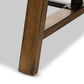 baxton studio nico rustic industrial metal and distressed wood adjustable height work table | Modish Furniture Store-6