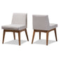 Baxton Studio Nexus Mid-Century Modern Walnut Wood Finishing Dark Fabric Dining Side Chair (Set of 2) | Dining Chairs | Modishstore - 14
