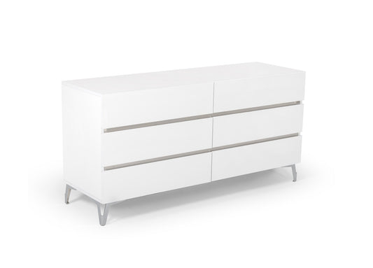Nova Domus Angela - Italian Modern White Dresser | Modishstore | Dressers