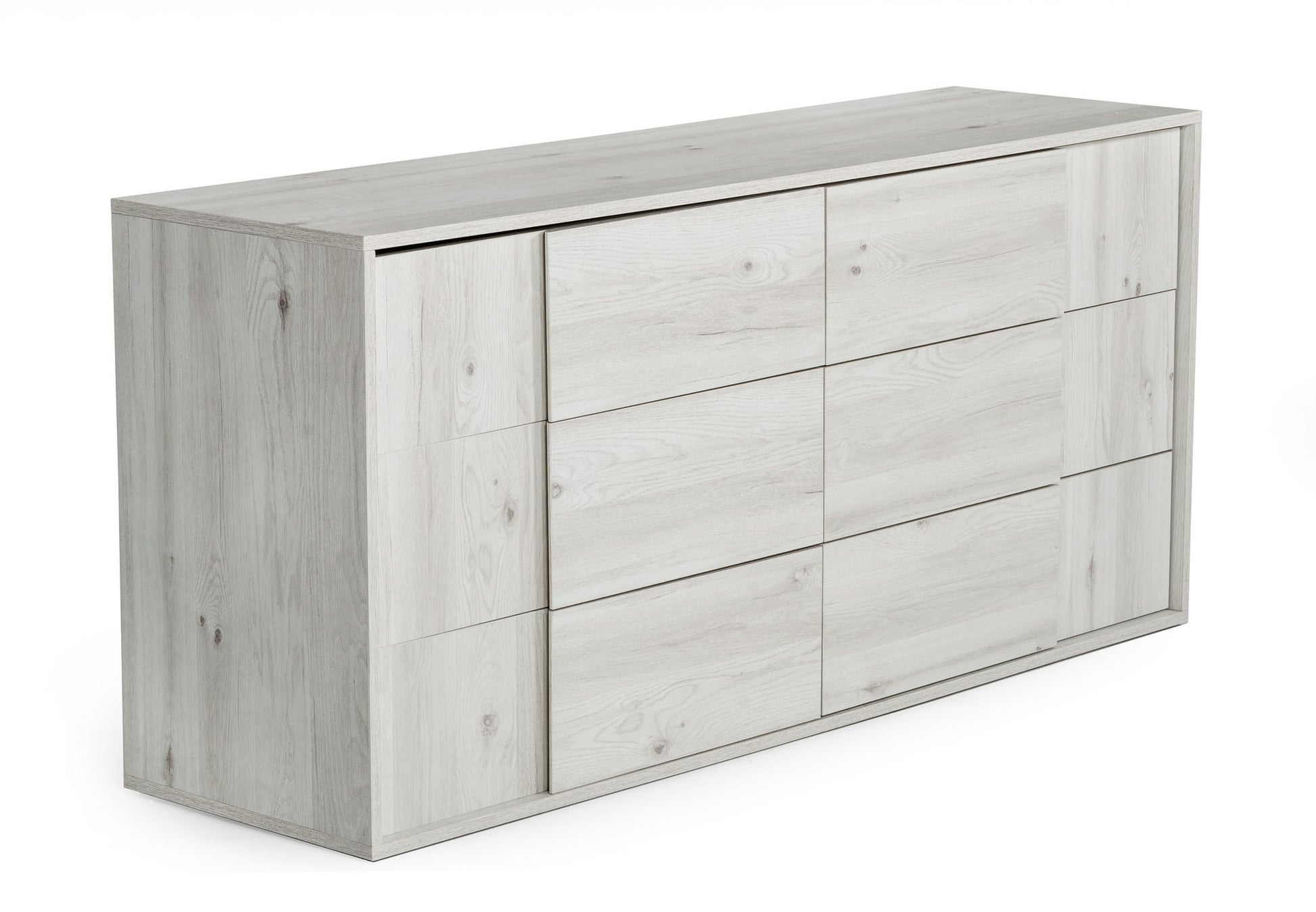 Nova Domus Asus - Italian Modern White Washed Oak Dresser | Modishstore | Dressers-2