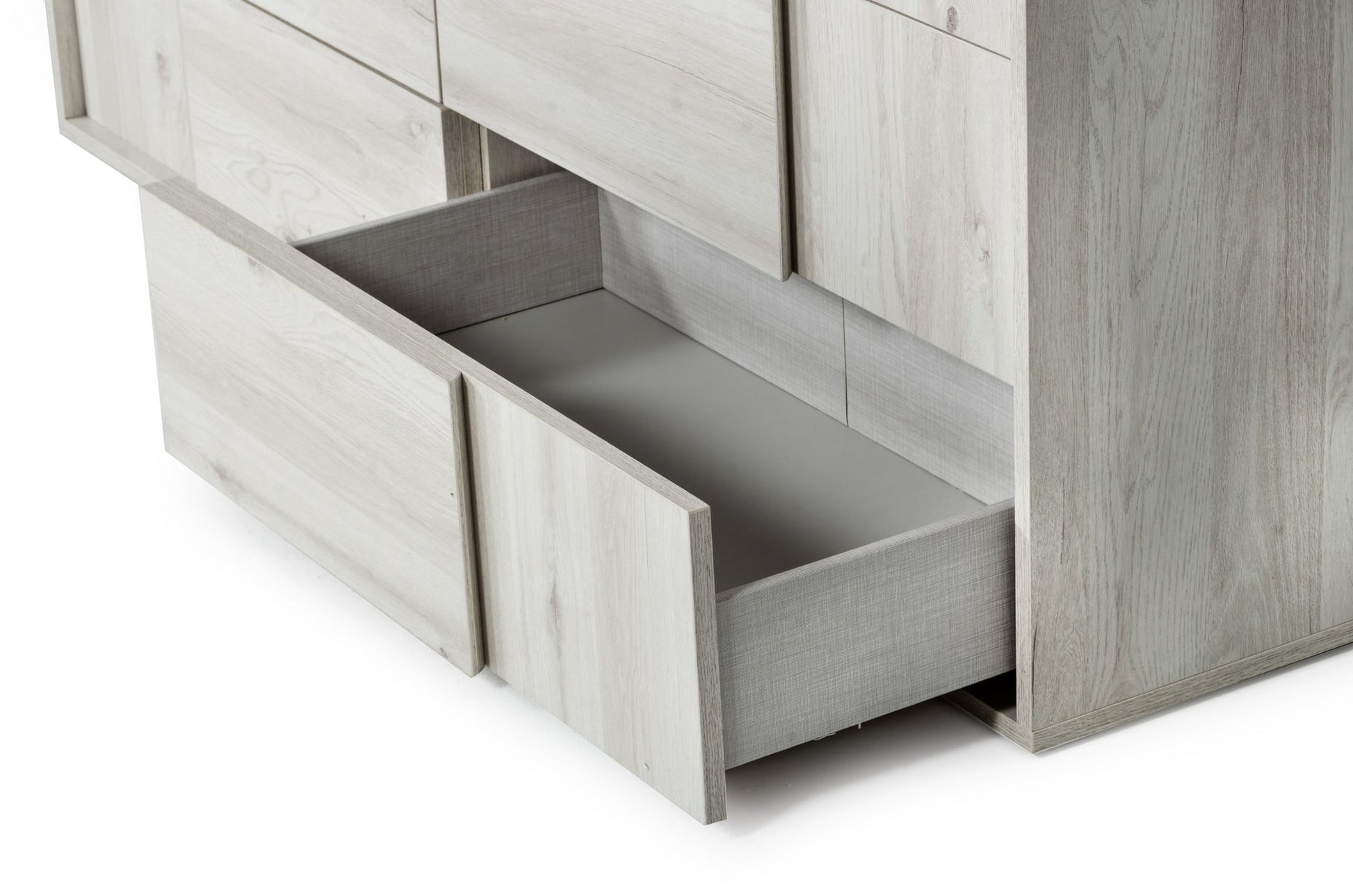 Nova Domus Asus - Italian Modern White Washed Oak Dresser | Modishstore | Dressers-3