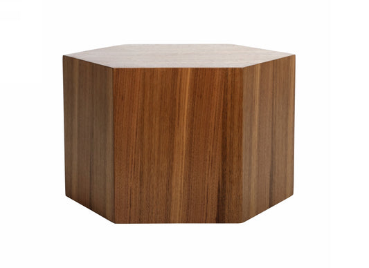 Modrest Newmont - Modern Small Walnut End Table | Modishstore | End Tables