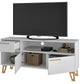 Manhattan Comfort Doris 53.14" Mid Century Modern TV Stand with 1- Drawer | TV Stands | Modishstore-3