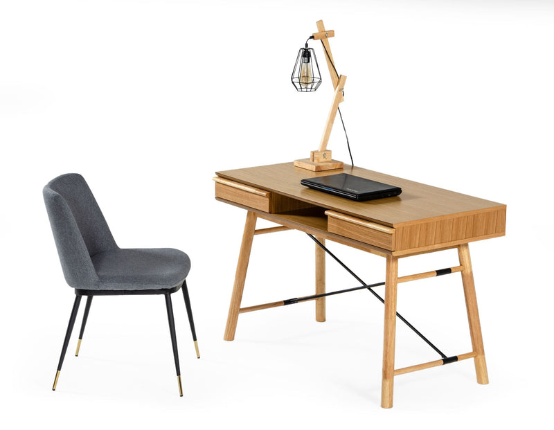 Modrest Casey - Modern Oak Desk | Modishstore | Desks