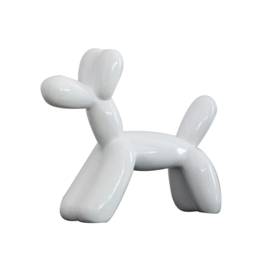 Modrest Modern White Balloon Dog Sculpture | Modishstore | Sculptures