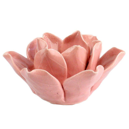 HomArt Lotus Tea Light Holder - Pink-5