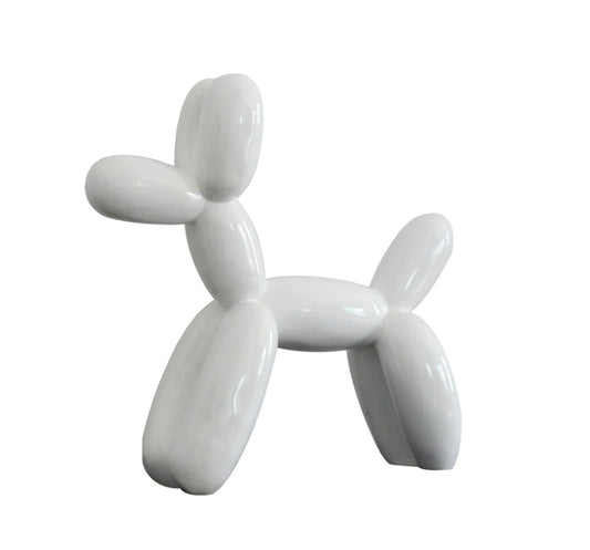 Modrest Modern White Large Balloon Dog Sculpture | Modishstore | Sculptures