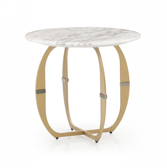 Modrest Echo - Modern Marble End Table | Modishstore | End Tables