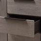 baxton studio nash rustic platinum wood 3 drawer sideboard buffet | Modish Furniture Store-7