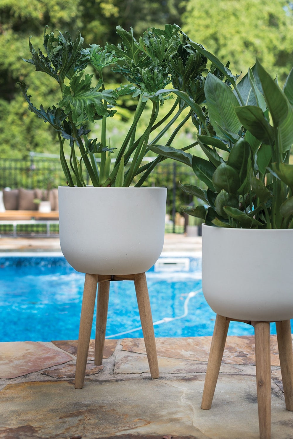 Landis Plant Stand By Accent Decor | Outdoor Planters, Troughs & Cachepots | Modishstore - 3
