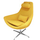 Modern Kenora - Modern Yellow Eco-Leather Accent Chair-2