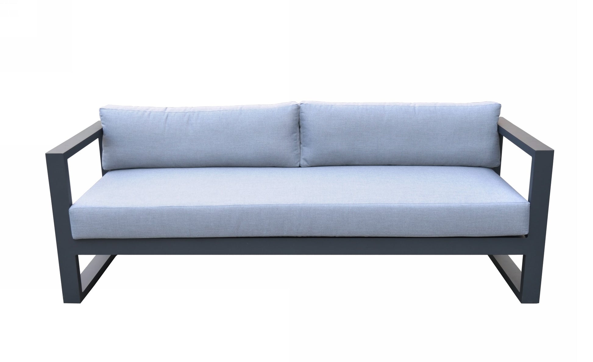 Renava Weber - Modern Outdoor Grey & Black Sofa Set-4