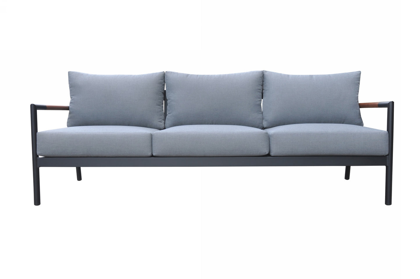 Renava Kiowa - Modern Outdoor Grey & Black Sofa Set | Modishstore | Outdoor Sofas, Loveseats & Sectionals-3