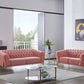 Divani Casa Keswick - Modern Grey Fabric Sofa | Modishstore | Sofas