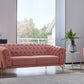 Divani Casa Keswick - Modern Grey Fabric Sofa-2
