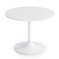 Modrest Karen - Mid-Century White Round Dining Table | Modishstore | Dining Tables-3