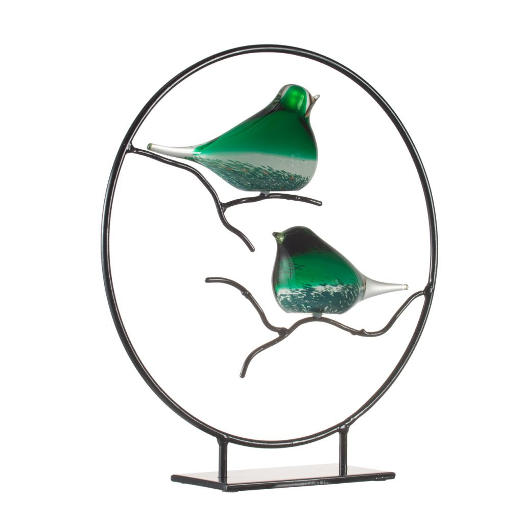 A&B Home Elegant Glass Birds On Stand | Animals & Pets | Modishstore - 2