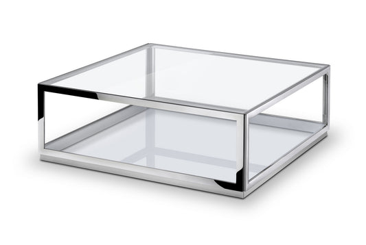 Modrest Weller - Modern Stainless Steel Coffee Table | Modishstore | Coffee Tables