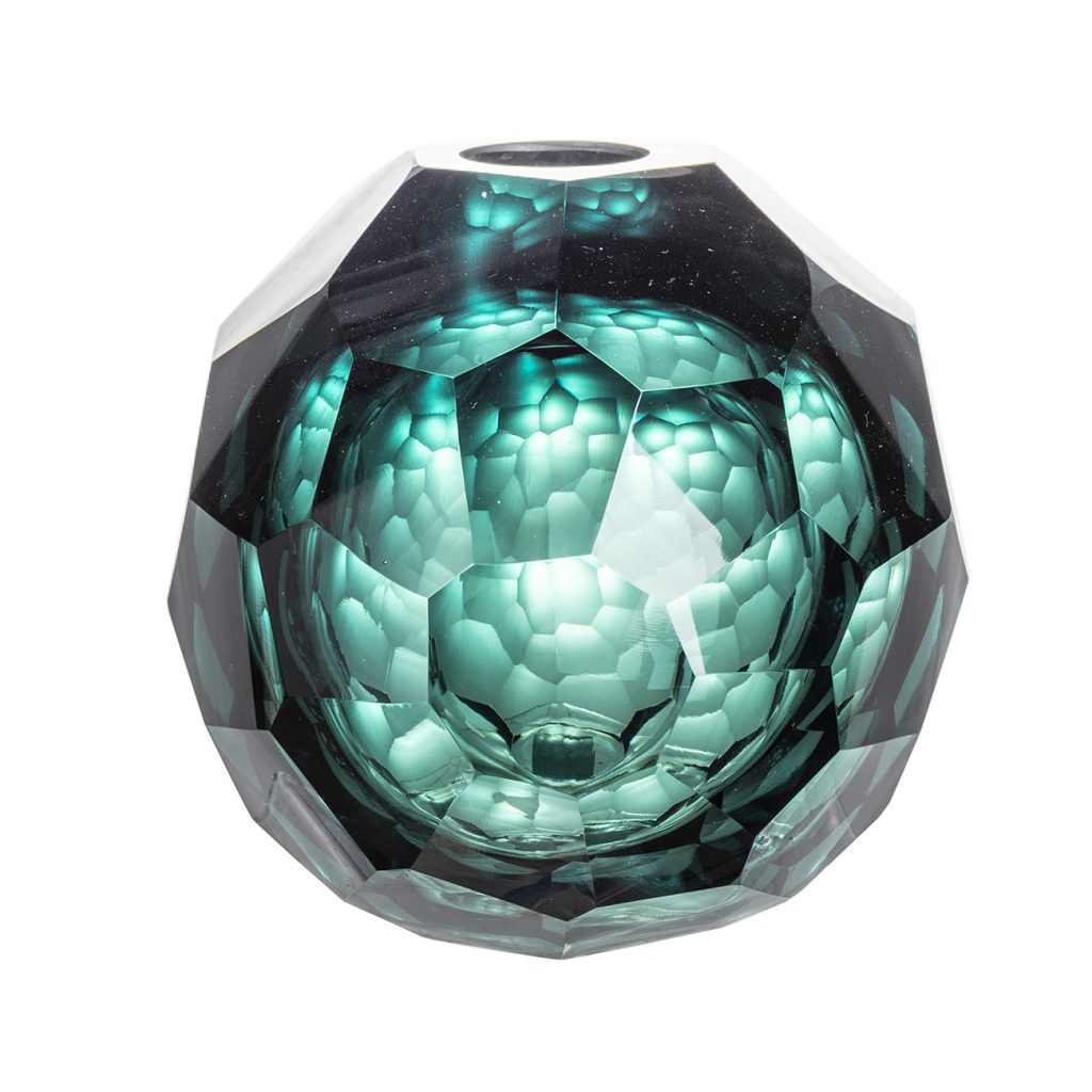 A&B Home Green Diamond Vase | Vases | Modishstore - 2