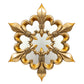 A&B Home Antique Gold Fleur-de-lis Wall Mirror | Mirrors | Modishstore
