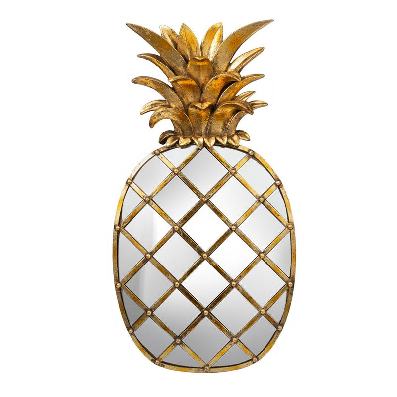 A&B Home Antique Gold Pineapple Wall Mirror | Mirrors | Modishstore